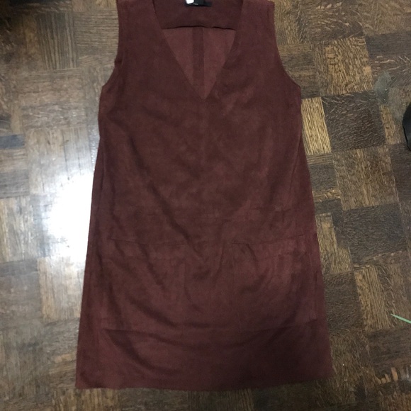 Brown Suede Mud Pie Dress - Picture 3 of 5